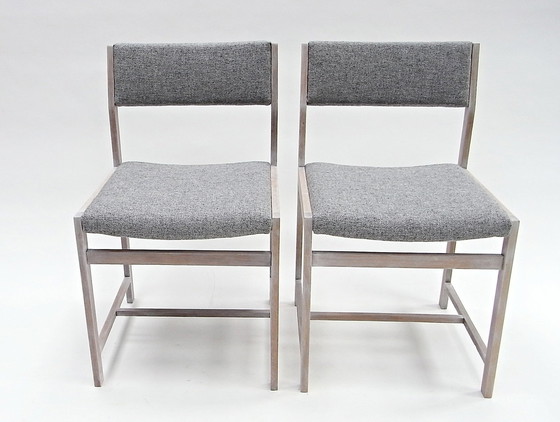 Image 1 of 2X Stoel, Eiken Kvadrat