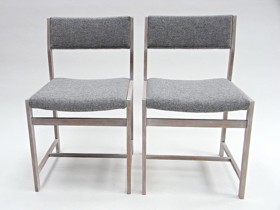 Image 1 of 2X Stoel, Eiken Kvadrat