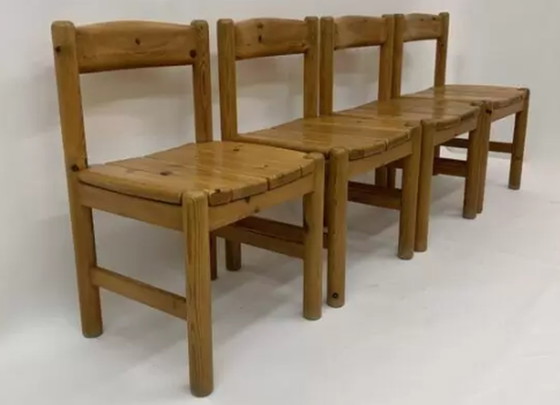 Image 1 of 4x Vintage eetkamerstoelen