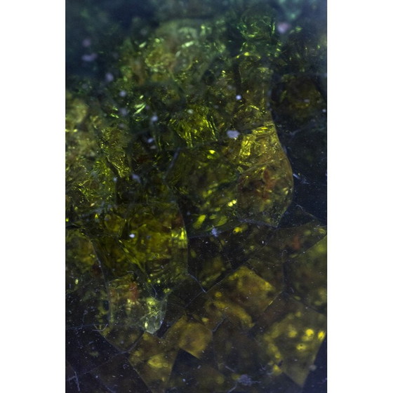 Image 1 of Vintage lava en metalen salontafel door Robert en Jean Cloutier, 1950