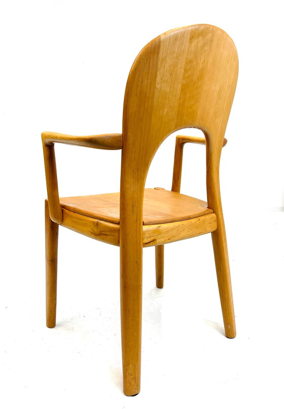 Image 1 of 4x Vintage Niels Koefoed eetkamerstoelen