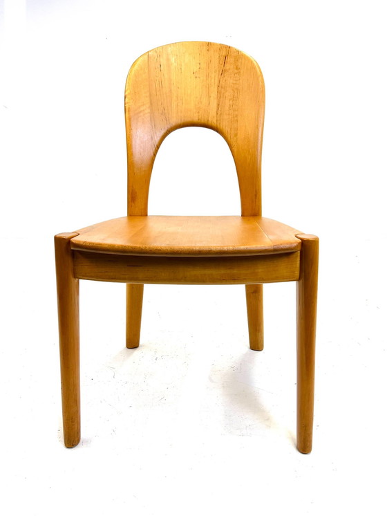 Image 1 of 4x Vintage Niels Koefoed eetkamerstoelen