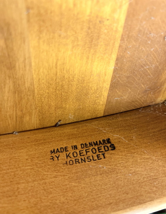 Image 1 of 4x Vintage Niels Koefoed eetkamerstoelen