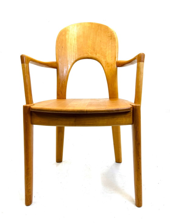 Image 1 of 4x Vintage Niels Koefoed eetkamerstoelen