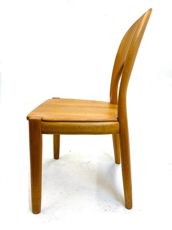 Image 1 of 4x Vintage Niels Koefoed eetkamerstoelen