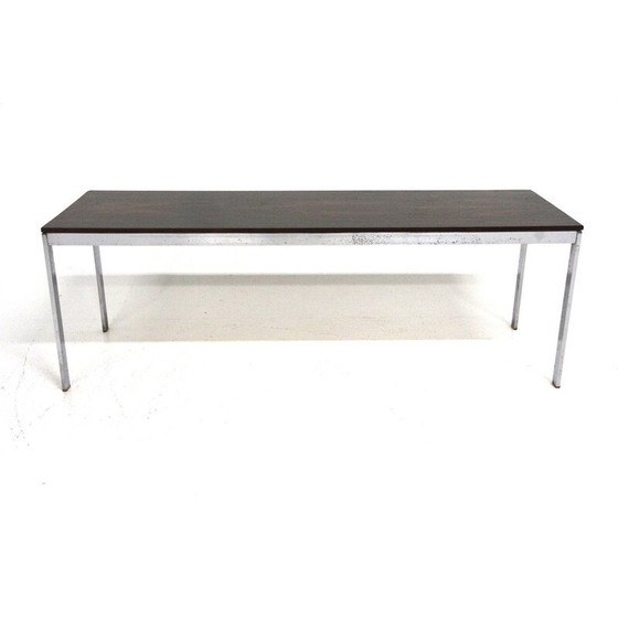 Image 1 of Vintage "Alpacka" bank in rozenhout van Gillis Lundgren voor Möbel-Ikéa, Zweden 1960