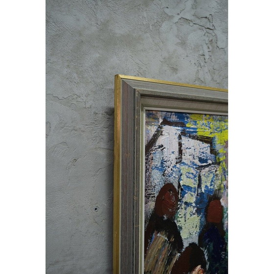 Image 1 of Zweeds vintage schilderij van Gosta Falck, 1970