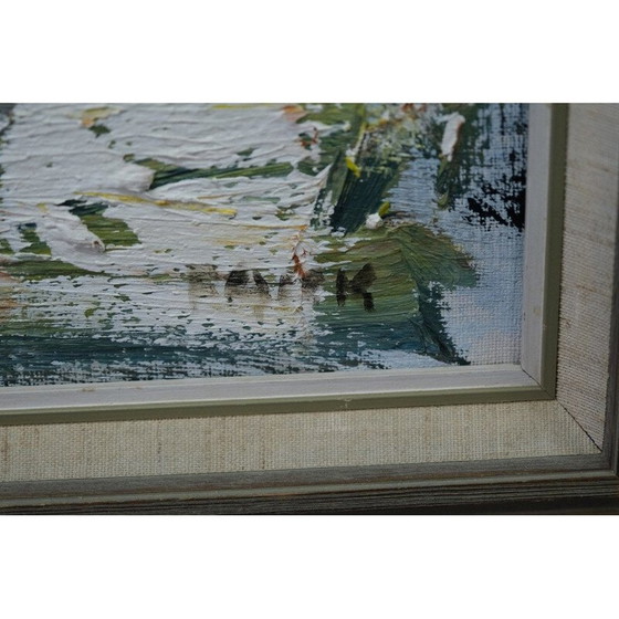 Image 1 of Zweeds vintage schilderij van Gosta Falck, 1970