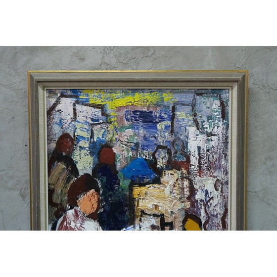 Image 1 of Zweeds vintage schilderij van Gosta Falck, 1970