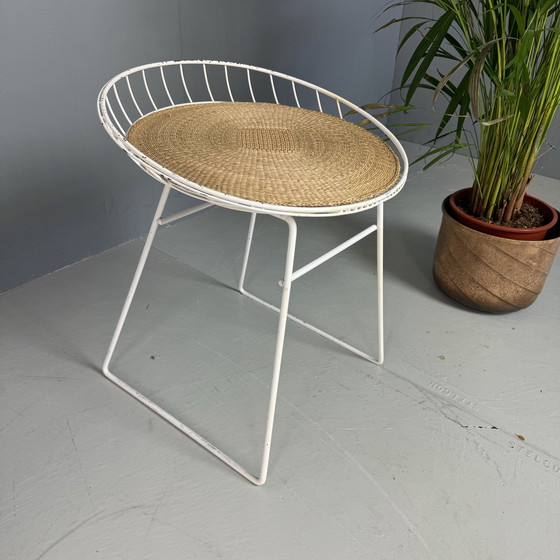 Image 1 of Vintage Pastoe Km05 Wire Chair Cees Braakman - Adriaan Dekker