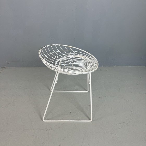 Image 1 of Vintage Pastoe Km05 Wire Chair Cees Braakman - Adriaan Dekker