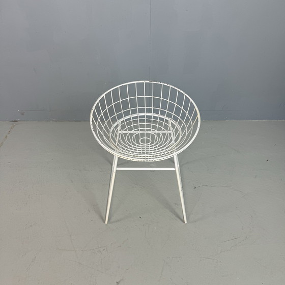 Image 1 of Vintage Pastoe Km05 Wire Chair Cees Braakman - Adriaan Dekker