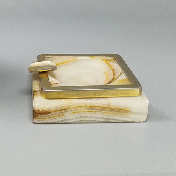 Image 1 of 1960S Prachtige rookset in onyx. Gemaakt in Italië
