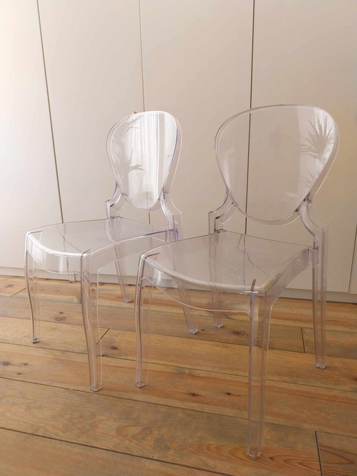 2x Pedrali Queen 650 chair