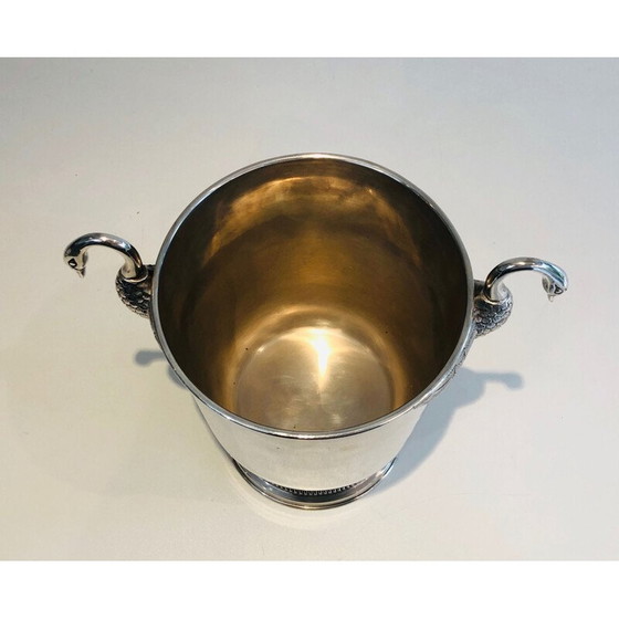 Image 1 of Vintage verzilverde champagne-emmer van Christofle, 1940