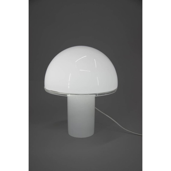 Image 1 of Vintage glazen tafellamp van Fontana Arte, Italië 2010