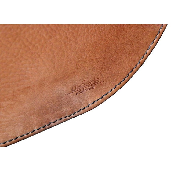 Image 1 of Vintage DS-125 2-zits leren bank door Gerd Lange voor De Sede, Zwitserland 1978