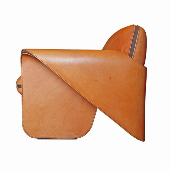 Image 1 of Vintage DS-125 2-zits leren bank door Gerd Lange voor De Sede, Zwitserland 1978