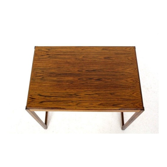 Image 1 of Vintage rozenhouten bijzettafel, Denemarken 1960