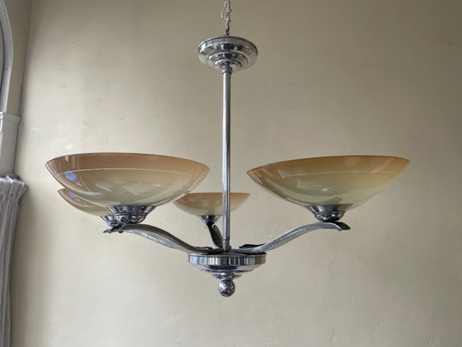 Vintage Hanglamp Lamp Frans