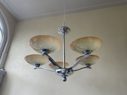 Vintage Hanglamp Lamp Frans