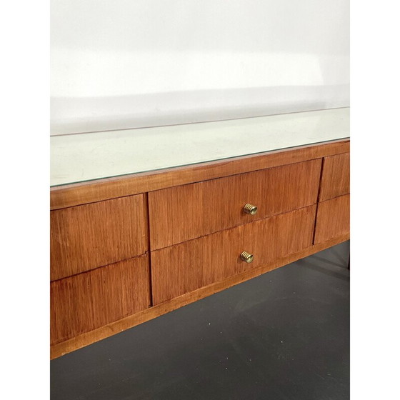 Image 1 of Mid Century Italiaans houten dressoir, 1950