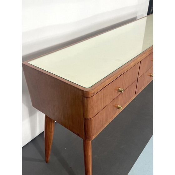 Image 1 of Mid Century Italiaans houten dressoir, 1950