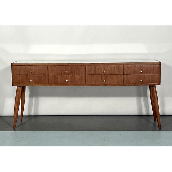 Image 1 of Mid Century Italiaans houten dressoir, 1950