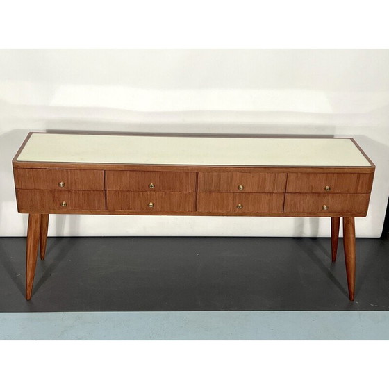 Image 1 of Mid Century Italiaans houten dressoir, 1950