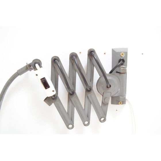 Image 1 of Verstelbare vintage industriële wandlamp van Instala Decin, Tsjechië 1960