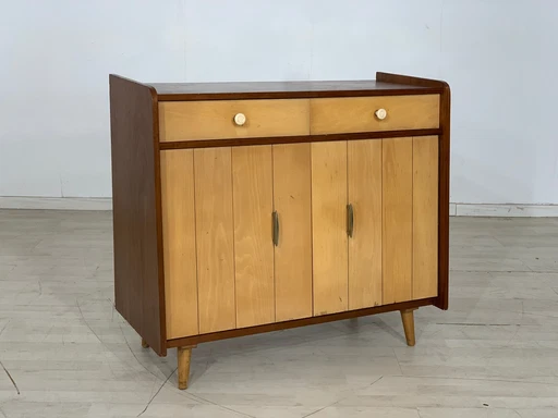 Mid Century ladekast schoenenkast halkast vintage