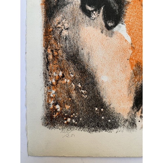 Image 1 of Vintage litho op Arches Torero papier van Salvador Dalí, 1970