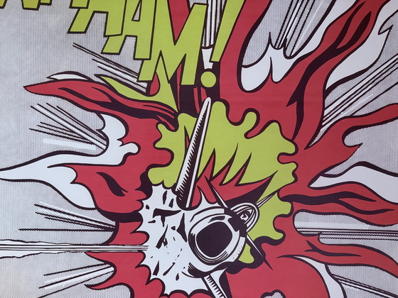 Image 1 of Roy Lichtenstein: Twee-Luik "Whaam, I Pressed The Fire Control, 1963”.