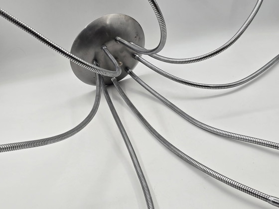 Image 1 of Vintage Spider/Octopus Lamp, 8 Flexibele Armen