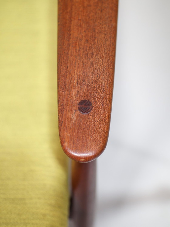 Image 1 of (2X) Fauteuil Poul Volther 340 Deens Groen