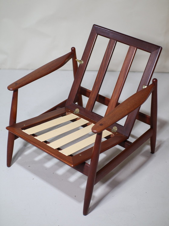 Image 1 of (2X) Fauteuil Poul Volther 340 Deens Groen