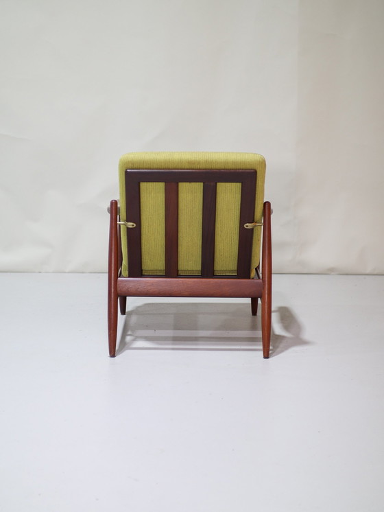 Image 1 of (2X) Fauteuil Poul Volther 340 Deens Groen