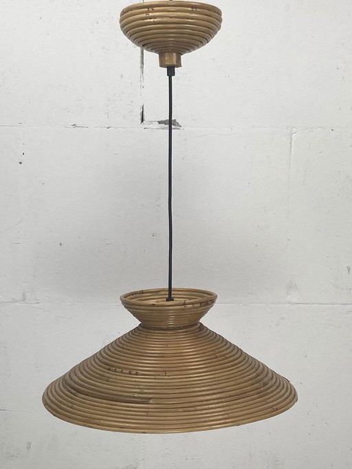 Hanglamp van Gabriella Crespi, Italië, 1970S