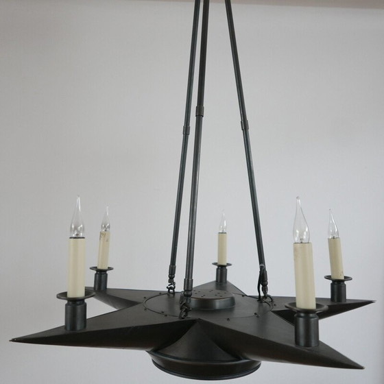 Image 1 of Vintage sterrenkroonluchters, Italië 1980