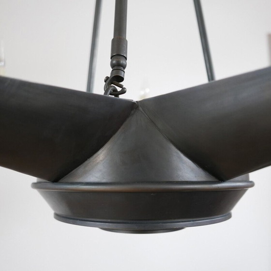 Image 1 of Vintage sterrenkroonluchters, Italië 1980