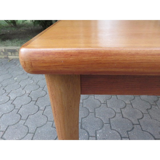 Image 1 of Vintage teakhouten uitschuiftafel door Henning Kjaernulf, Denemarken 1960