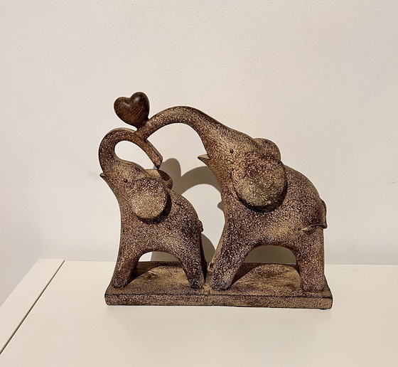 Image 1 of Olifantenliefde Beeld