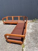 Vintage hoekbank teak olsen laursen deens 