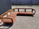 Vintage hoekbank teak olsen laursen deens 