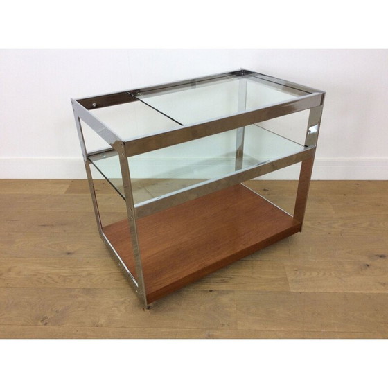 Image 1 of Vintage serveerwagen van Richard Young voor Merrow Associates - jaren 1970