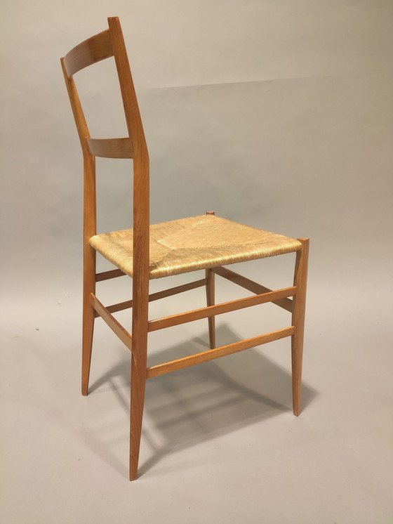 Image 1 of 4x Gio Ponti Superleggera stoelen