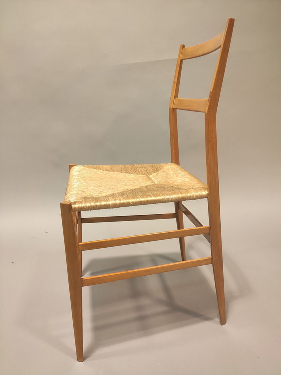 Image 1 of 4x Gio Ponti Superleggera stoelen