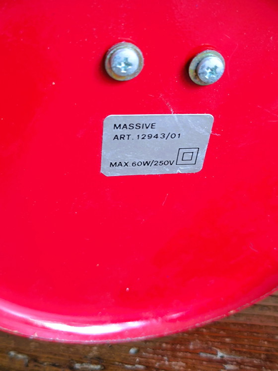 Image 1 of Vintage rode kniklamp