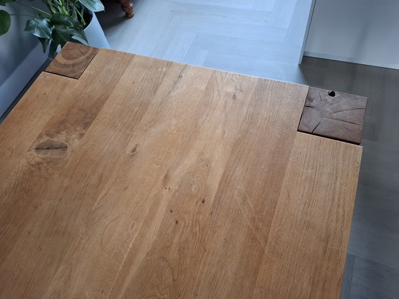 Image 1 of E15 Bigfoot Table, Philipp Mainzer, Europees Eiken, Geolied, L 200 X B 92 X H 75 Cm