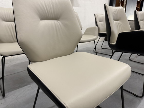 Image 1 of 6 Nieuw Leolux Mime Eetkamerstoel Zwart Chuchubi Leer